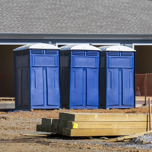 how do you ensure the portable toilets are secure and safe from vandalism during an event in Rosholt WI